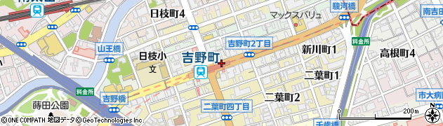 神奈川県横浜市南区吉野町周辺の地図