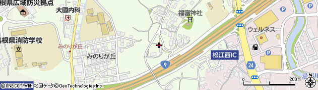 島根県松江市乃木福富町484周辺の地図