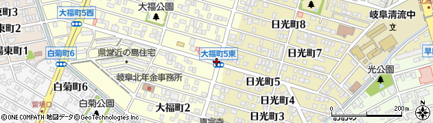 大福町５東周辺の地図