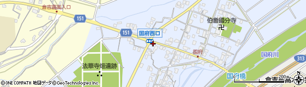 鳥取県倉吉市国府682周辺の地図