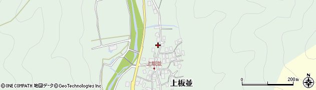 滋賀県米原市上板並306周辺の地図