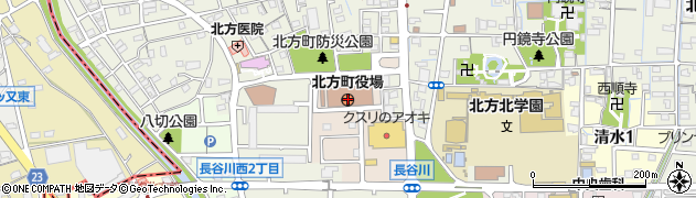 岐阜県北方町（本巣郡）周辺の地図