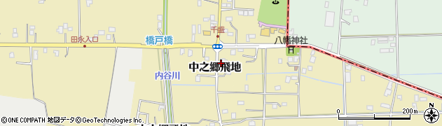千葉県茂原市中之郷飛地周辺の地図