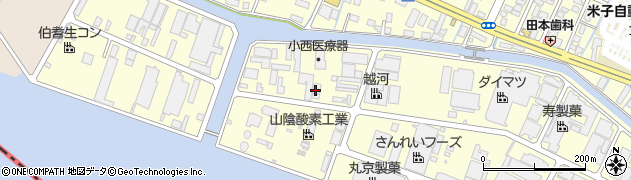 三洋株式会社　米子支店周辺の地図