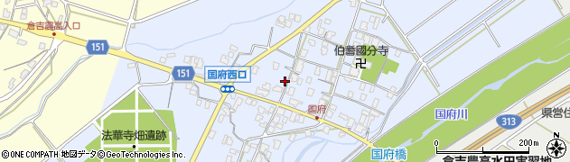 鳥取県倉吉市国府489周辺の地図