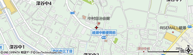 神奈川県綾瀬市深谷中周辺の地図