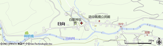 神奈川県伊勢原市日向1668周辺の地図
