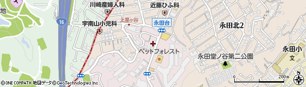 永田西ノ谷公園周辺の地図