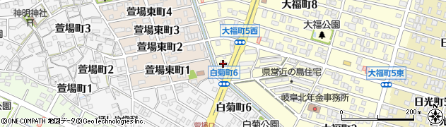 篠田商事株式会社　セルフ大福店周辺の地図
