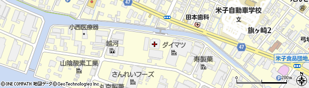 石田紙器株式会社　米子工場周辺の地図