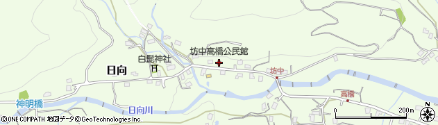 坊中高橋公民館周辺の地図