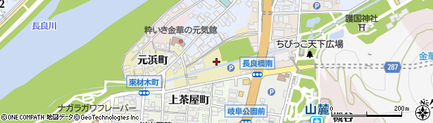 岐阜県岐阜市堤外周辺の地図