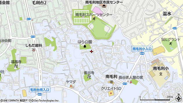 〒243-0036 神奈川県厚木市長谷の地図