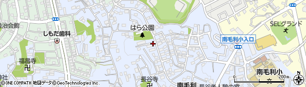 神奈川県厚木市長谷周辺の地図