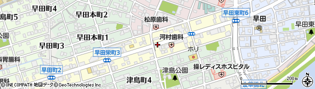 岐阜赤十字病院前周辺の地図