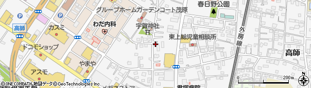 千葉県茂原市高師2216-3周辺の地図