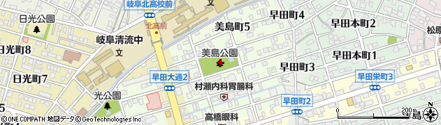 美島公園周辺の地図