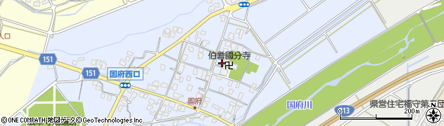 鳥取県倉吉市国府425周辺の地図