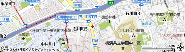 石川町五周辺の地図
