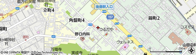 鳥取県米子市角盤町周辺の地図