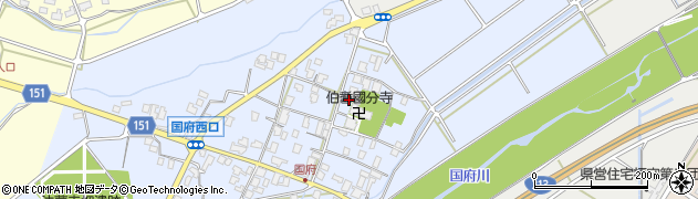 鳥取県倉吉市国府423周辺の地図