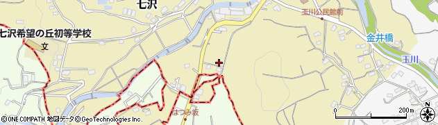 神奈川県厚木市七沢314周辺の地図