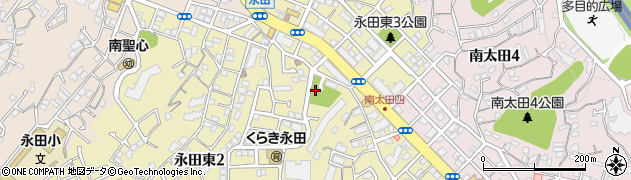 東永田公園周辺の地図