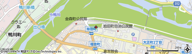 旭田公園周辺の地図