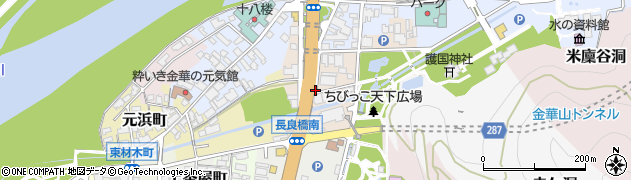 岐阜県岐阜市上材木町周辺の地図