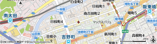 神奈川県横浜市南区南吉田町周辺の地図