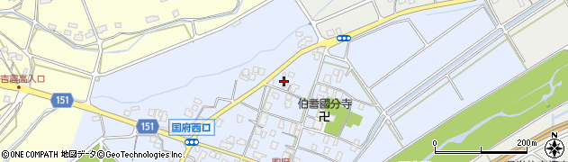鳥取県倉吉市国府519周辺の地図