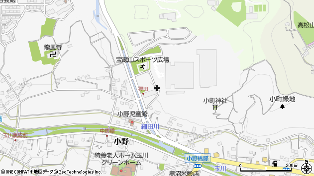 〒243-0125 神奈川県厚木市小野の地図