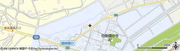 鳥取県倉吉市国府505周辺の地図