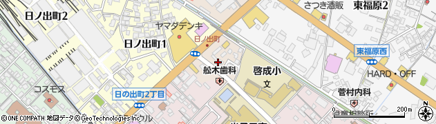 鳥取県米子市西福原周辺の地図