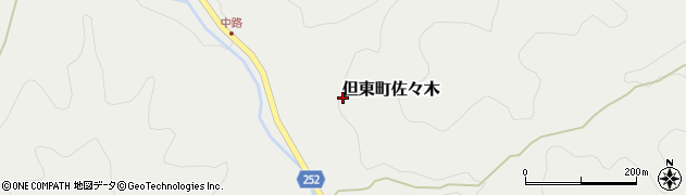 兵庫県豊岡市但東町佐々木周辺の地図