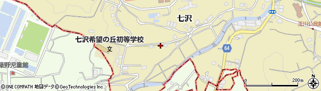 神奈川県厚木市七沢402周辺の地図