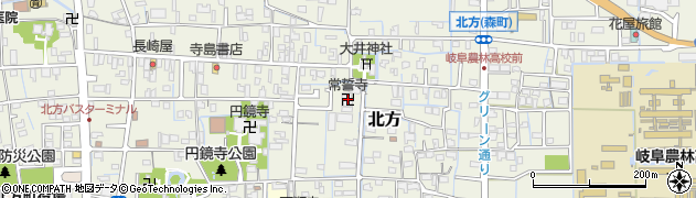 常誓寺周辺の地図