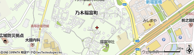 島根県松江市乃木福富町603周辺の地図