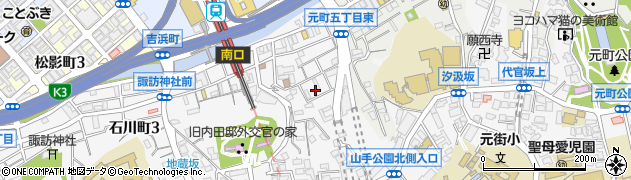 神奈川県横浜市中区石川町1丁目31周辺の地図