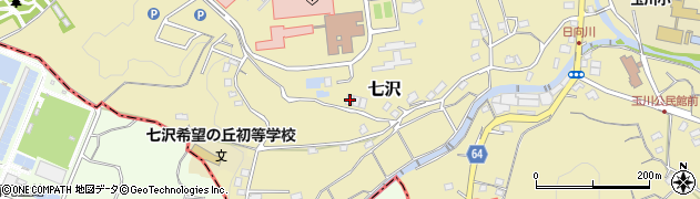 神奈川県厚木市七沢510周辺の地図