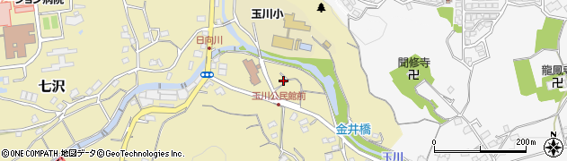 神奈川県厚木市七沢189周辺の地図