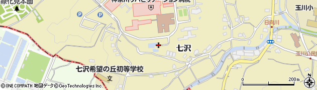 神奈川県厚木市七沢509周辺の地図