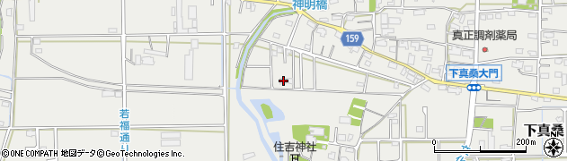 岐阜県本巣市下真桑1386周辺の地図