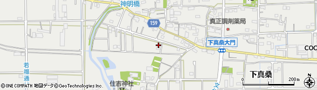 岐阜県本巣市下真桑1403周辺の地図
