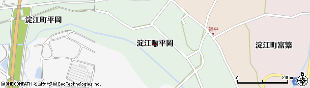鳥取県米子市淀江町平岡周辺の地図