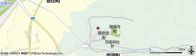 滋賀県長浜市醍醐町周辺の地図