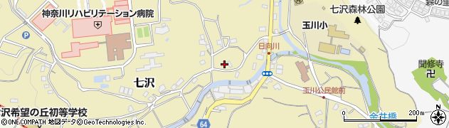 神奈川県厚木市七沢298周辺の地図