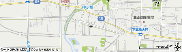 岐阜県本巣市下真桑1394周辺の地図