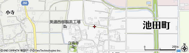 岐阜県池田町（揖斐郡）山洞周辺の地図