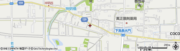 岐阜県本巣市下真桑742周辺の地図